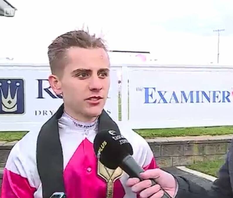 Victorian jockey Liam Riordan could become a more regular visitor after winning on Born A Winner.