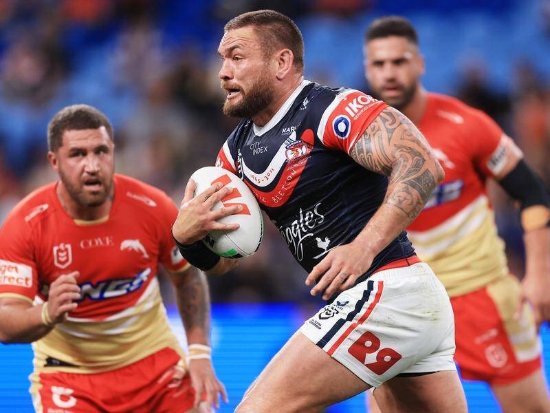 Roosters prop Jared Waerea-Hargreaves has announced the 2024 NRL season, his 16th, will be his last. (Mark Evans/AAP PHOTOS)