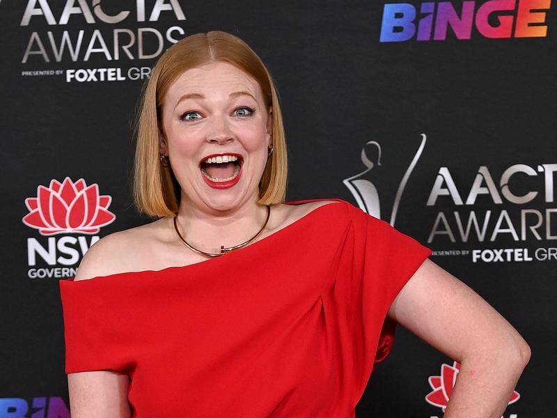 Sarah Snook will perform at London's West End in Sydney Theatre Company's Picture of Dorian Gray. (Bianca De Marchi/AAP PHOTOS)