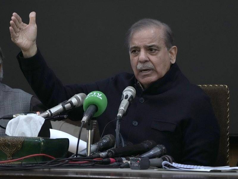 Shehbaz Sharif is expected to be a coalition candidate for Pakistani prime minister. (AP PHOTO)