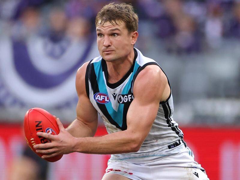 Port Adelaide expect Ollie Wines to return to his Brownlow medal best after a troubled last season. (Richard Wainwright/AAP PHOTOS)