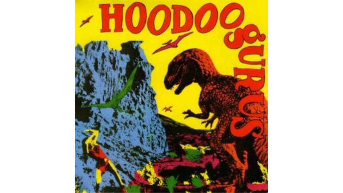 The album cover of the Hoodoo Gurus debut album Stoneage Romeos which was released in 1984.