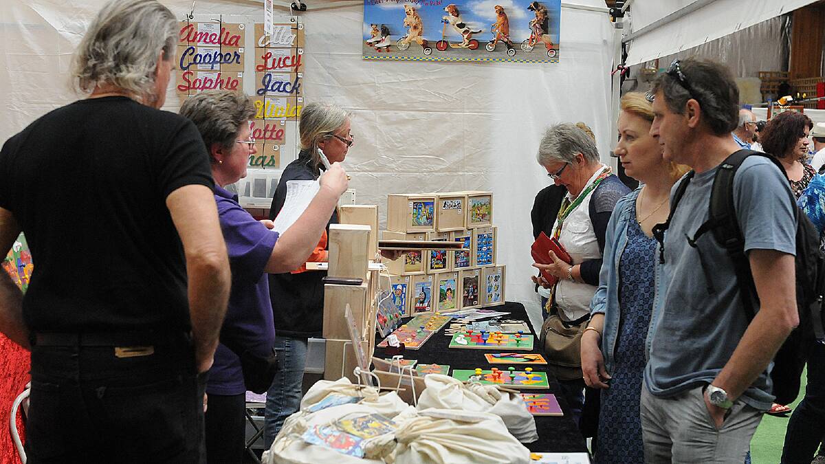 There was craft, food, drink and more at day two of the Tasmanian Craft Fair at Deloraine. Picture: Paul Scambler