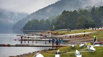 Lake Barrington is set to host the Australian Masters Rowing Championships. Picture file